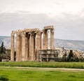 Temple of Olympian Zeus Royalty Free Stock Photo