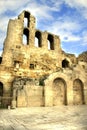 Athens, Greece - Herodus Atticus Theatre Royalty Free Stock Photo