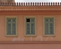 Athens Greece, house facade at Plaka Royalty Free Stock Photo