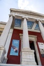 Exterior view of the old Greek Parliament House in Athens Royalty Free Stock Photo