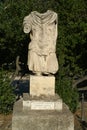 Statue of Roman Emperor Hadrian in the Ancient Agora of Athens, Greece 2010