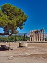 Columns from the Colossal temple of Olympian Zeus in Athens