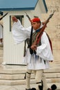 Greek Soldiers at the tomb of the Unknown Soldie