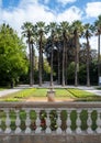 Athens Greece, National Garden, blue sky background, sunny day