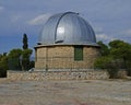 Athens Greece, the national observatory classical building dome Royalty Free Stock Photo