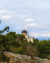 Athens Greece, the national observatory classical building dome Royalty Free Stock Photo