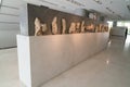 Athens, Greece - November 15, 2017: Interior View of the New Acropolis Museum in Athens. Designed by the Swiss-French Royalty Free Stock Photo