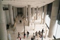 Athens, Greece - November 15, 2017: Interior View of the New Acropolis Museum in Athens. Designed by the Swiss-French