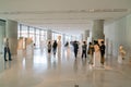 Athens, Greece - November 15, 2017: Interior View of the New Acropolis Museum in Athens. Designed by the Swiss-French Royalty Free Stock Photo