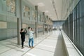 Athens, Greece - November 15, 2017: Interior View of the New Acropolis Museum in Athens. Designed by the Swiss-French Royalty Free Stock Photo