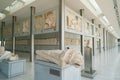 Athens, Greece - November 15, 2017: Interior View of the New Acropolis Museum in Athens. Designed by the Swiss-French Royalty Free Stock Photo