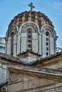 Octagonal dome of the Church of Agios Eleftherios Little Metropolis in Athens, Greece