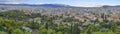 Aerial Athens cityscape, view from Areopagus Hill