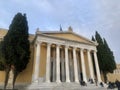 Athens, Greece - November 30, 2019: The Zappeion building, located in the National Garden in Athens