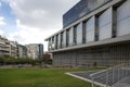 ATHENS, GREECE -October 16,2018:The new Acropolis museum opened to the public on June 21, 2009, exhibits the findings of the of Royalty Free Stock Photo