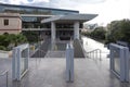 ATHENS, GREECE -October 16,2018:The new Acropolis museum opened to the public on June 21, 2009, exhibits the findings of the of Royalty Free Stock Photo