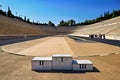 Athens Greece.The Panathenaic Stadium, site of the first modern Olympic games in 1896 Royalty Free Stock Photo