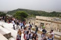 Athens, Greece: The propyla entrance of the Acropolis