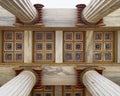 Athens Greece, roof detail of the national academy