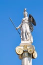 goddess Athena, statue in the center of Athens.