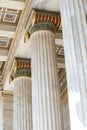 magnificent columns of Ionic style, and elements of neoclassical architecture