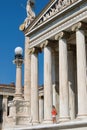 magnificent columns of Ionic style, and elements of neoclassical architecture