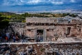 The Erechtheion is an ancient Greek temple on the north side of the Acropolis of Athens in Greece