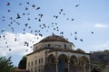 Athens, Greece - September 11, 2021: Monastiraki Square,the Church of the Pantanassa