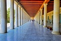 Athens Greece. The Stoa of Attalos at the Ancient Agora