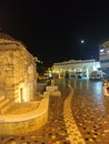 Athens night with Monastiraki square and old Plaka Acropolis hill on foot walking exploring Greece big size high quality prints