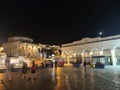 Athens night with Monastiraki square and old Plaka Acropolis hill on foot walking exploring Greece big size high quality prints