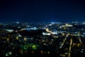 Athens at night Royalty Free Stock Photo