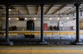 Athens Old Town, Attica - Greece - Travellers waiting for the local train at the Monastirion trainstation Royalty Free Stock Photo