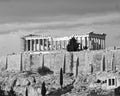 Athens, Parthenon ancient Greek temple on Acropolis hill Royalty Free Stock Photo