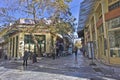 Athens Plaka, Old city street view, Greece, Europe