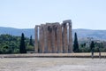 Athens, temple of Zeus Royalty Free Stock Photo