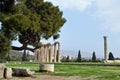 Athens Temple of Zeus, Olympia, Greece Royalty Free Stock Photo