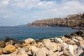 Athinios Ferry port in Santorini Royalty Free Stock Photo