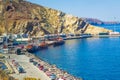 Athinios Ferry Port at Santorini island Greece Royalty Free Stock Photo