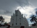 Athirampuzha church evening sky view