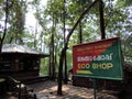 Eco shop on the way to Athirapally waterfalls, Kerala, India