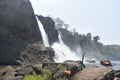 Athirappilly Water Falls from kerala Royalty Free Stock Photo