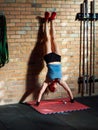 Handstand Push Ups. high intensity