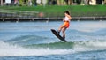 Athlete performing stunt during Rip Curl Singapore National Inter Varsity