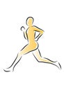 Athlete Running