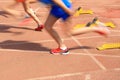 the athlete sprint start Royalty Free Stock Photo