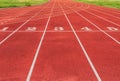 Athlete Track or Running Track numbers Royalty Free Stock Photo