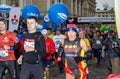 LVIV, UKRAINE - 29 OCTOBER 2017: Athletes runners start running grand prix Lviv half marathon