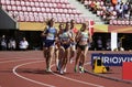Athletes running 800 metres in the IAAF World U20 Championship in Tampere, Finland 10th July, 2018
