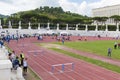 Athletes on Stadio dei Marmi